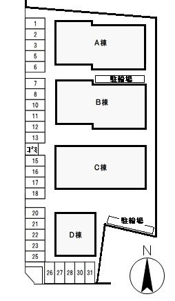 クライン・ブリュッケBの駐車場