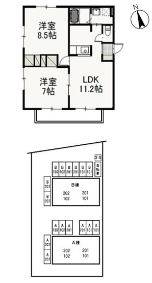 【間取り】 | ティエラＡ