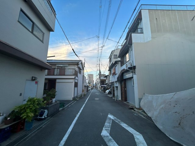 阪南町　売土地の前面道路含む現地写真