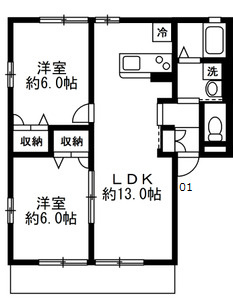 【間取り】 | プラード広谷