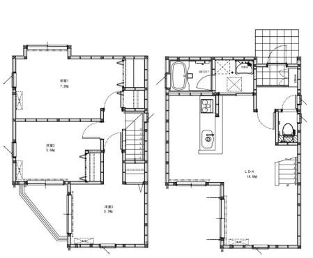 【間取り】 | 長岡戸建賃貸