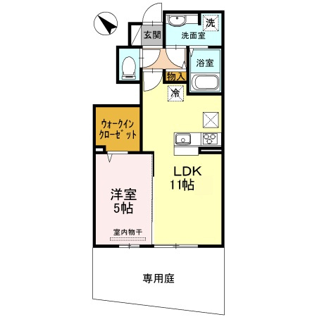 【間取り】 | コーポ　レーヴ