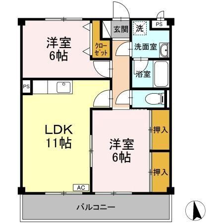 【間取り】 | 明日香マンション