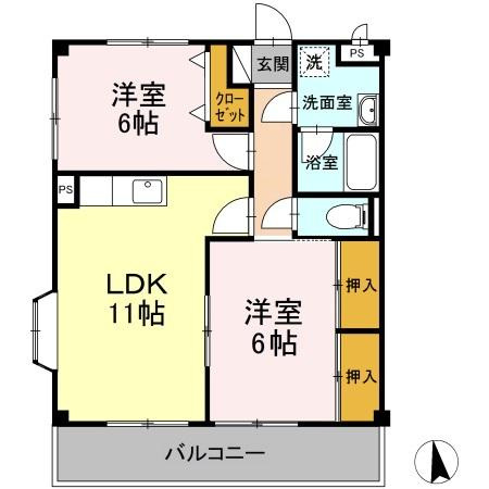 【間取り】 | 明日香マンション