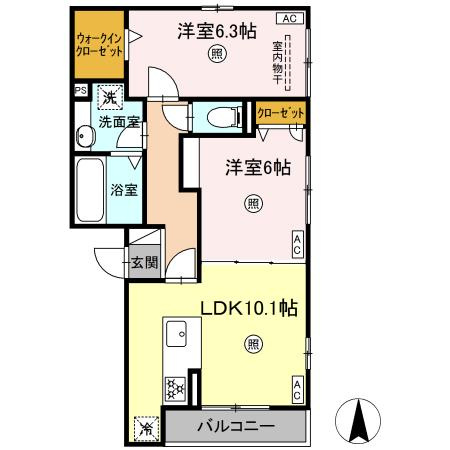 【間取り】 | エマーブルMグラン　Ⅰ棟