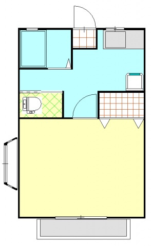 【間取り】 | コーポラスK