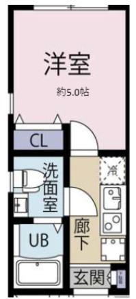 WINDS蒲田の間取り