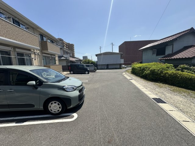 クリーンリバー小坂の駐車場