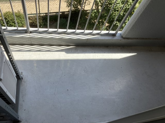 竹野マンションのバルコニー