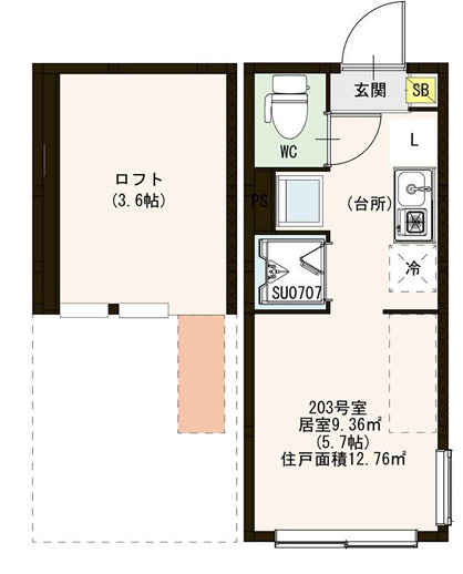ザ・ピークの間取り
