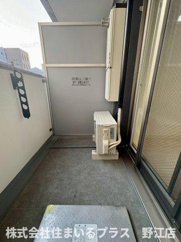 ソルテラス都島本通のバルコニー
