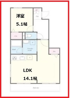 【間取り】 | エーフラット入谷
