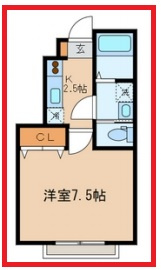 【間取り】 | シルクコートＢ