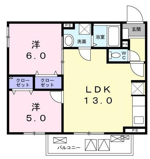 カルム中目黒の間取り