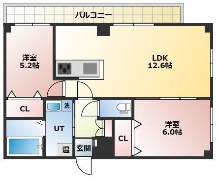 【間取り】 | ドルチェ山鼻 | 間取りです