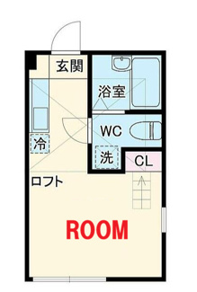 【間取り】 | ハーミットクラブハウス弘明寺Ⅱ
