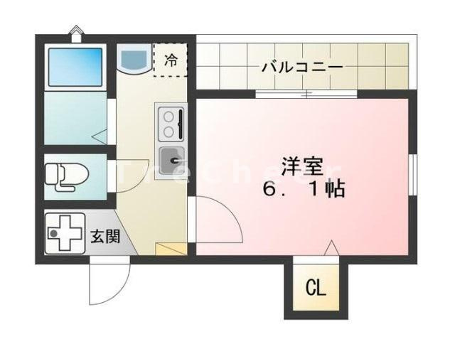 【間取り】 | ROSE南台