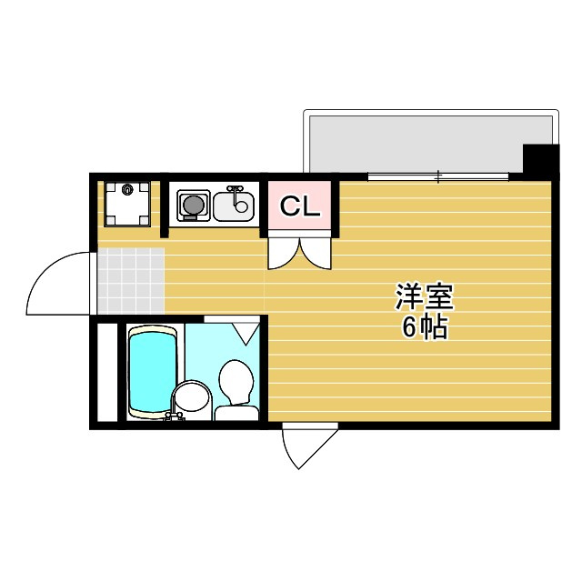 エスプライム新大阪Ⅱの間取り