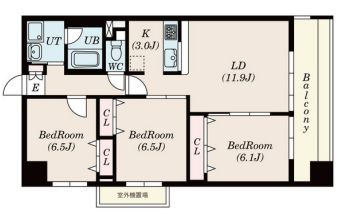 S-FORT亀戸の間取り