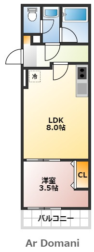 【間取り】 | ＬＥＶＩＣＩＡ　ＢＬＤＧ．Ⅲ