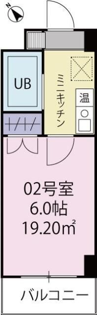 ベルビー川崎の間取り