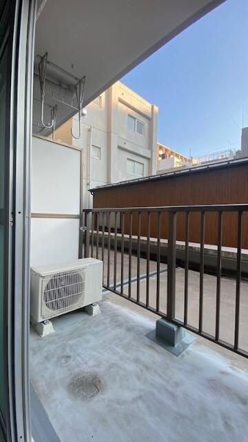ベルビー川崎のバルコニー