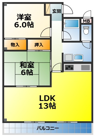ミノリマンションの間取り