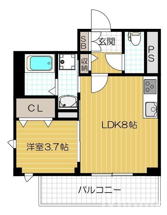 ブラン　シェトワの間取り
