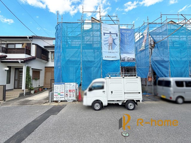 我孫子市並木6期　新築戸建て　1号棟の外観|ご予約を頂ければ、『平日』はもちろん『早朝』や『夜間』もご見学可能です♪お気軽にお申し付けください♪