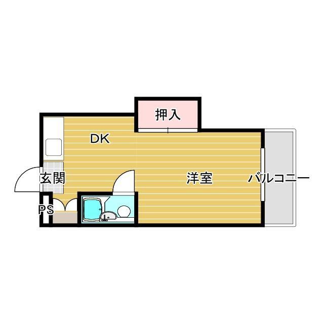 茨木フラワーハイツの間取り