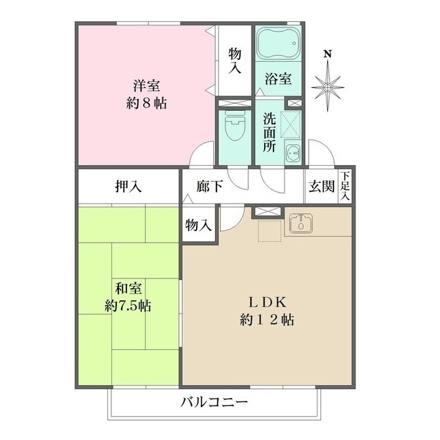 グランメール・コートの間取り