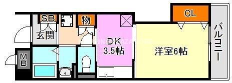 プラターヌの間取り