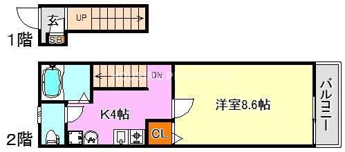 ラピトーレ須磨の間取り