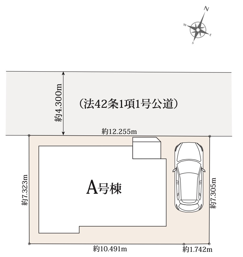 ハートフルタウン白鍬179期の区画図