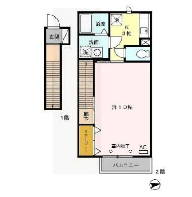 シャトレー東向島の間取り