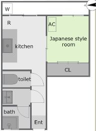Hx北砂Ⅱ（エイチエックス）の間取り