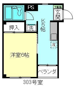 エクセルハイツの間取り