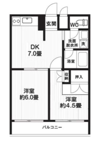 T’s garden大島の間取り