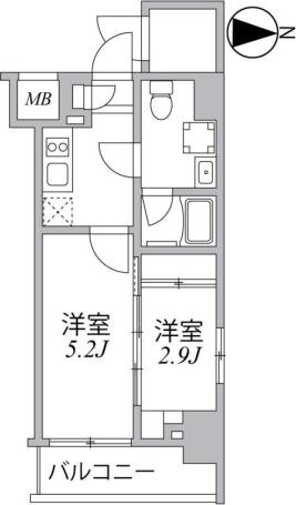 SYFORME住吉の間取り