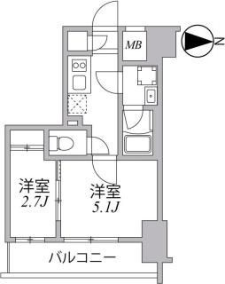 SYFORME住吉の間取り