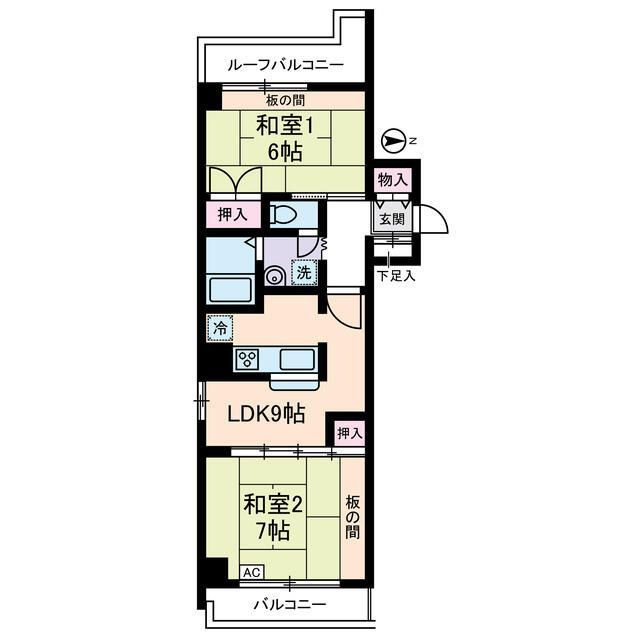 アレックスビルの間取り