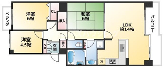 【間取り】 | クローバー・メゾン東桃山台