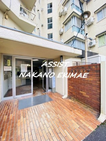 近鉄柏木ハイツのエントランス