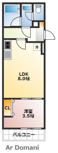 【間取り】 | ＬＥＶＩＣＩＡ　ＢＬＤＧ．Ⅲ