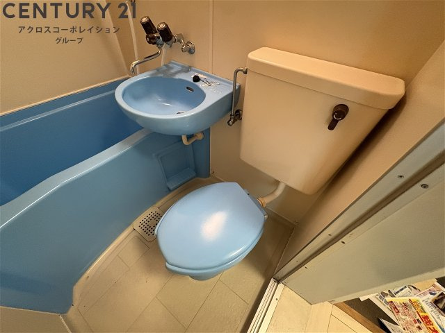 ユニットバスになっている為、掃除が簡単です！
