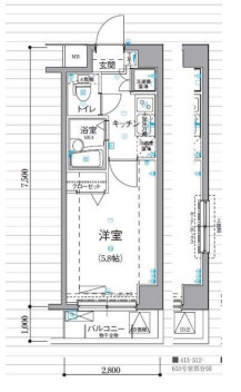 リヴシティ新宿壱番館の間取り