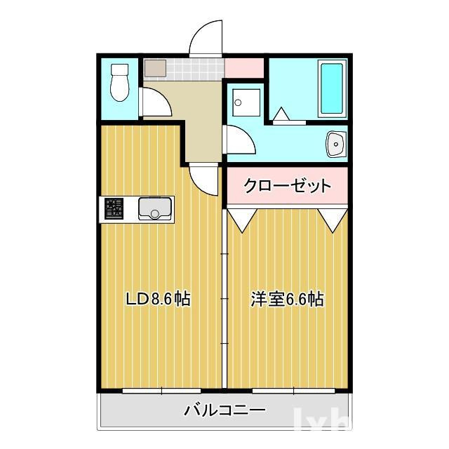 レジデンスKUの間取り