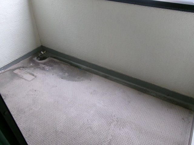 クレール松の内のバルコニー