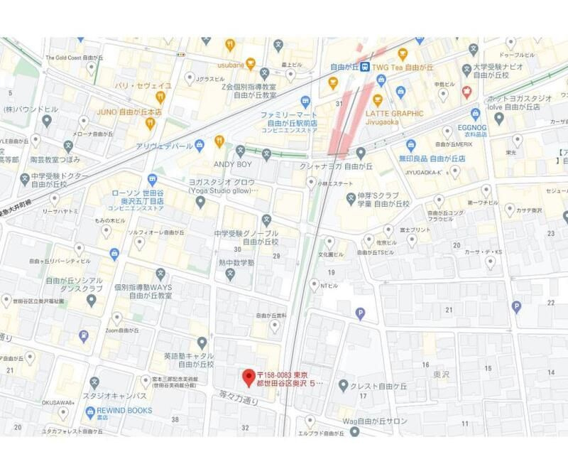 自由が丘カントリー倶楽部の地図