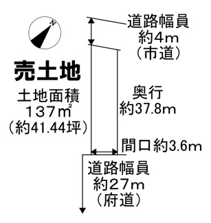 【区画図】 | ときはま線沿いの敷地ですよ！店舗等に最適なエリアです！